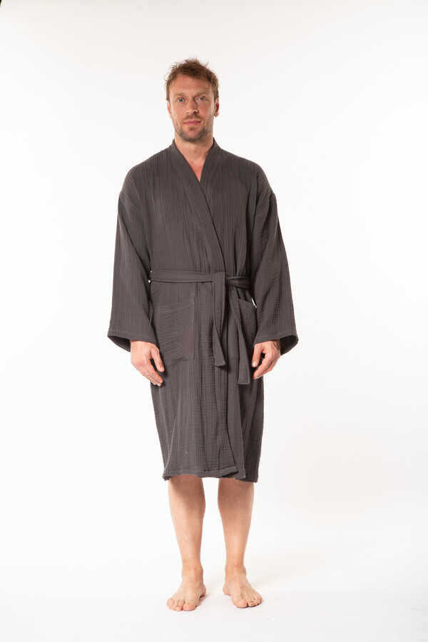 LEODIKIA - Erkek Kimono Bornoz - Povament - 1